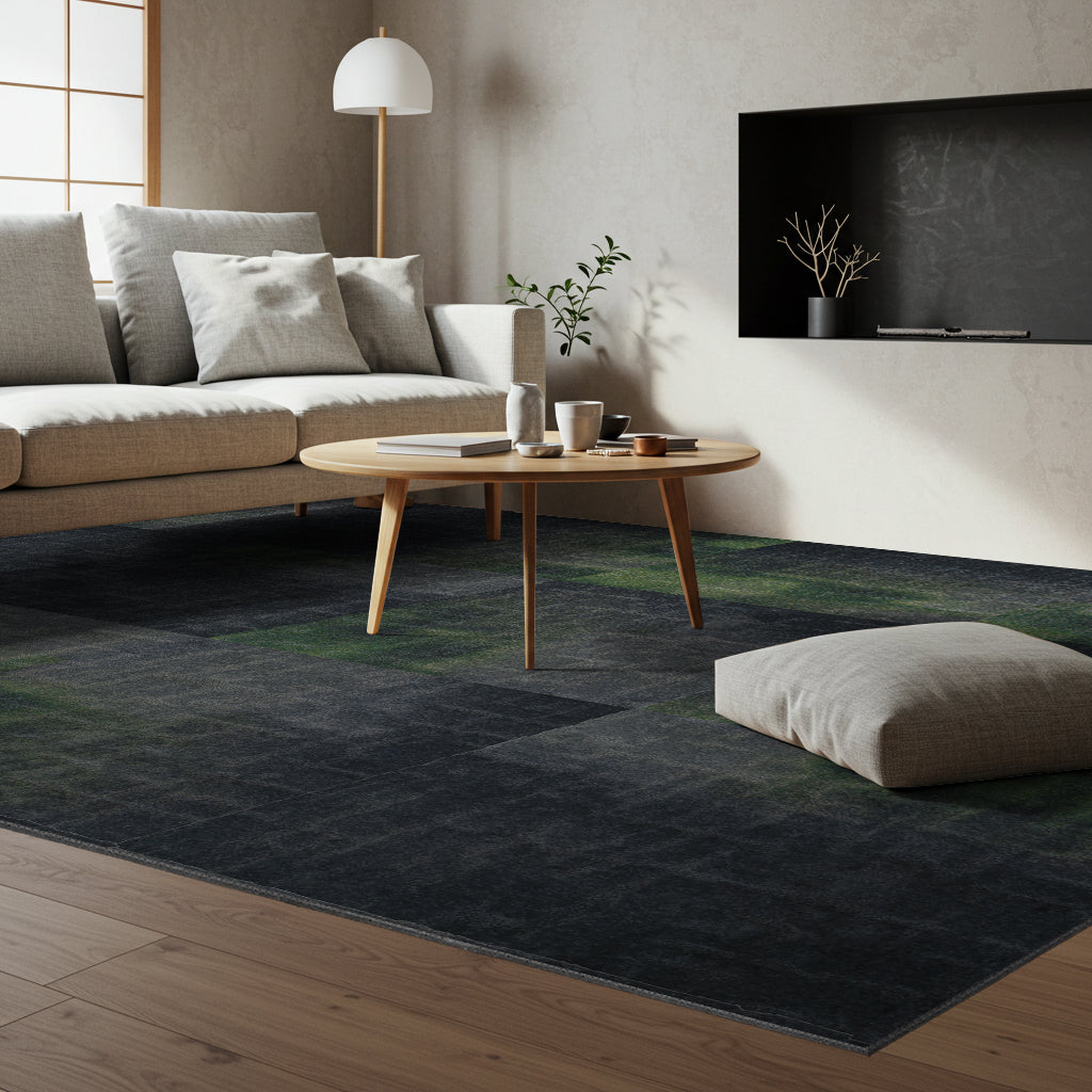 タイルカーペット「スローシャッター」の部分敷き